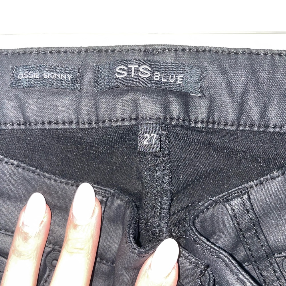 Faux leather pants